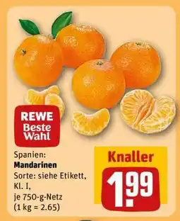 REWE Mandarinen Angebot