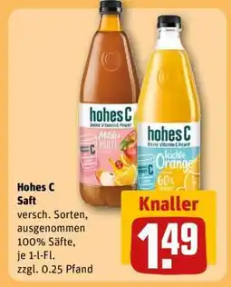 REWE Hohes C Saft Angebot