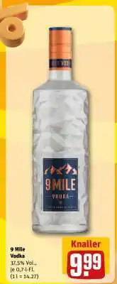 REWE 9 MILE Vodka Angebot