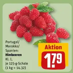 REWE Himbeeren Angebot