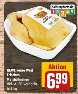 REWE REWE Feine Welt Frisches Maishähnchen Angebot