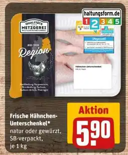 REWE Frische Hähnchen-Unterschenkel Angebot