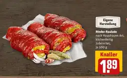 REWE Rinder-Roulade Angebot