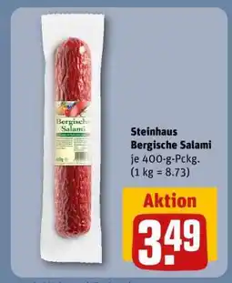 REWE STEINHAUS Bergische Salami Angebot