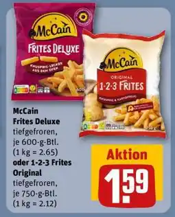 REWE McCain Frites Deluxe oder 1-2-3 Frites Original Angebot