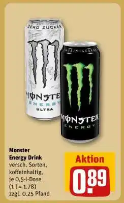 REWE Monster energy drink Angebot
