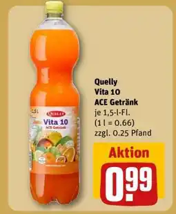REWE Quelly Vita 10 ACE Getränk Angebot