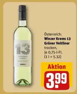 REWE Winzer Krems 13 Grüner Veltliner Angebot