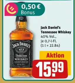 REWE Jack Daniel’s Tennessee Whiskey Angebot