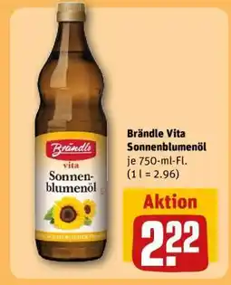 REWE Brändle Vita Sonnenblumenöl Angebot