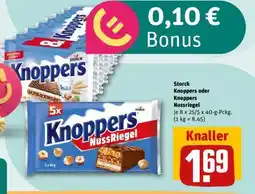 REWE Knoppers Nussriegel Angebot