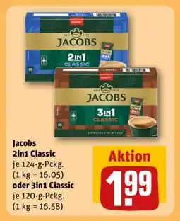 REWE Jacobs 2in1 Classic oder 3in1 Classic Angebot