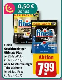 REWE Finish Geschirrreiniger Ultimate Plus Angebot