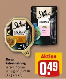 REWE SHEBA Katzennahrung Angebot