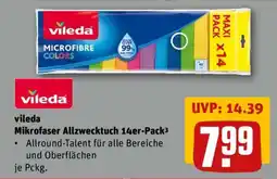 REWE Vileda Mikrofaser Allzwecktuch 14er-Pack Angebot