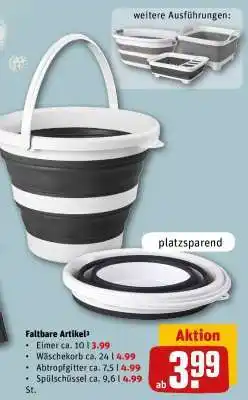 REWE Faltbare Artikel Angebot