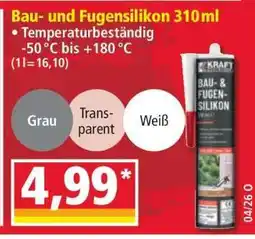Norma Bau- und Fugensilikon 310ml Angebot