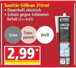 Norma Sanitär-Silikon 310 ml Angebot