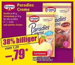 Norma Paradies Creme Angebot