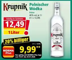 Norma Krupnik Polnischer Wódka Angebot