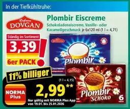 Norma Plombir Eiscreme Angebot