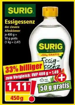 Norma Surig Essigessenz Angebot