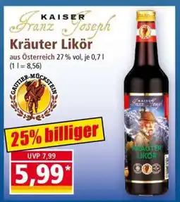 Norma Kräuter- likör Angebot