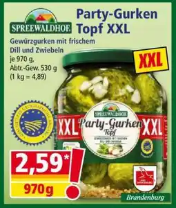 Norma Party-Gurken Topf XXL Angebot