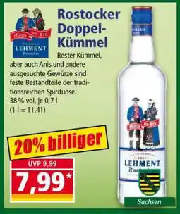 Norma Rostocker Doppel-Kümmel Angebot