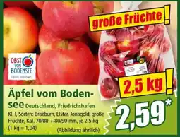 Norma Äpfel vom Bodensee Angebot