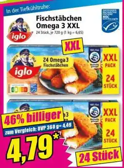 Norma Fischstäbchen Omega 3 XXL Angebot