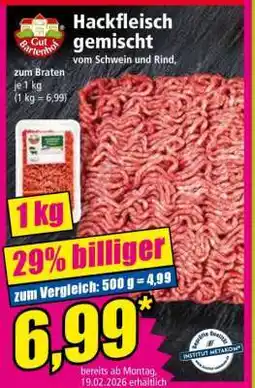 Norma Hackfleisch gemischt Angebot