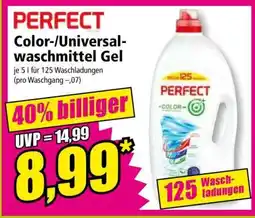 Norma PERFECT Color-/Universalwaschmittel Gel Angebot