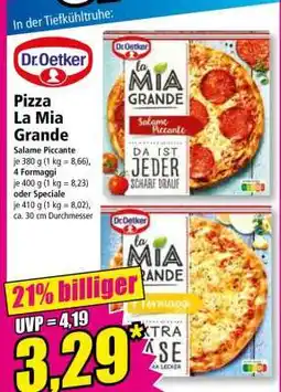 Norma Pizza La Mia Grande Angebot
