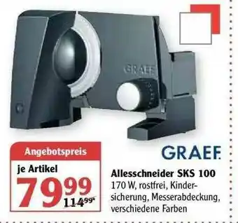 Globus Graef Allesschneider Sks 100 Angebot