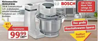 Globus Bosch Küchenmaschine Mums2ew00 Angebot