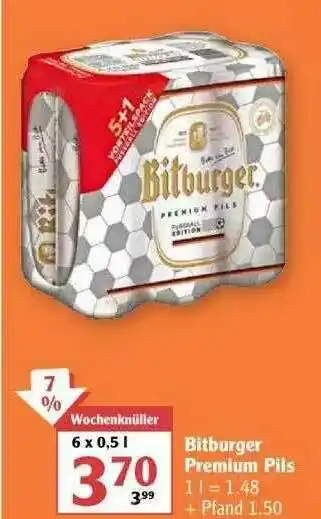 Globus Bitburger Premium Pils Angebot