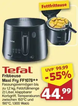 Famila Nord West Tefal Fritteuse Maxi Fry FF1078 Angebot