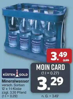 Famila Nord West KÜSTEN GOLD Mineralwasser Angebot