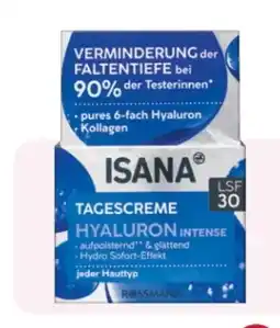 Rossmann Isana Tagescreme Hyaluron Intense LSF 30 Angebot