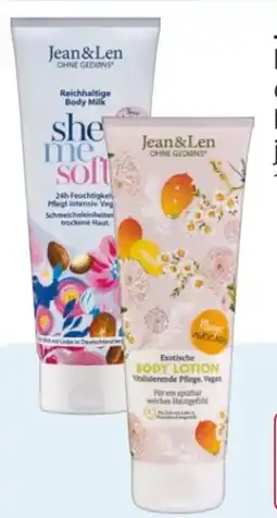 Rossmann Jean & Len Body milk Angebot