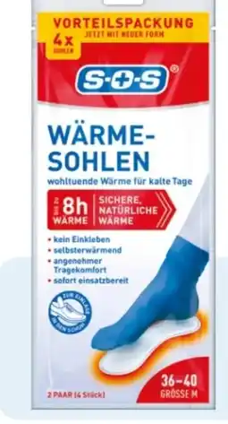 Rossmann SOS Wärme-Sohlen Größe M (36-40) Angebot