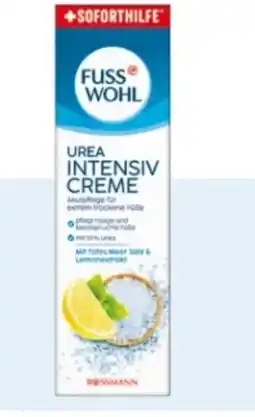 Rossmann Fusswohl Urea Intensivcreme Angebot
