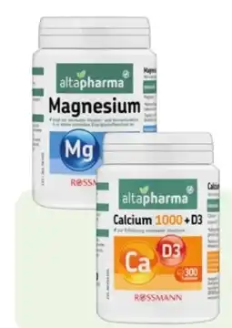 Rossmann Altapharma Magnesium Angebot