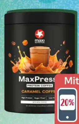 Rossmann Maxi Nutrition MaxPresso Protein Coffee Caramel Angebot