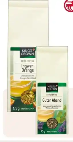 Rossmann King's Crown Früchtetee Angebot