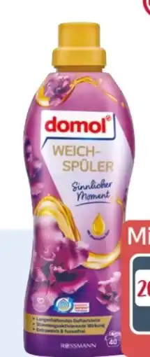 Rossmann Domol Weichspüler Angebot