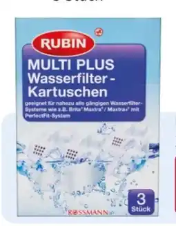 Rossmann Rubin Wasserfilter Kartuschen Multi Plus Angebot