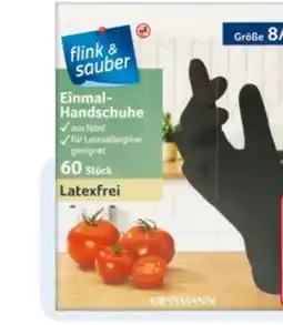 Rossmann Flink & Sauber Einmal-Handschuhe Nitril Angebot