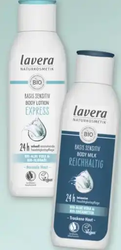 Rossmann Lavera Naturkosmetik Basis Sensitiv Body Lotion Angebot